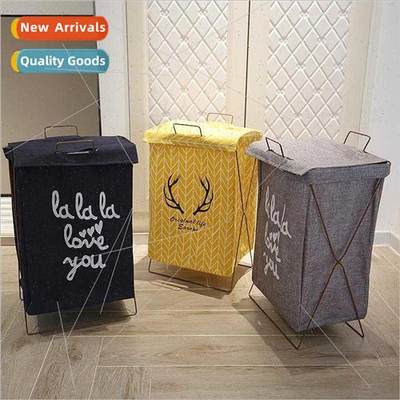 Dirty clothes storage cotton linen dirty clothes storage bas