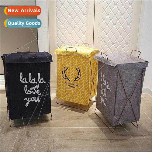 Dirty clothes storage cotton linen dirty clothes storage bas
