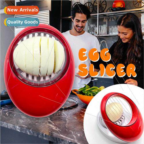 3-in-1 ABS+304 Divider Egg Slicer Multifunctional Egg Slicer