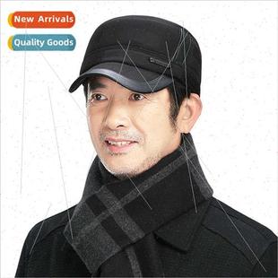 dad man winter old warm cap elderly aged middle hats Men