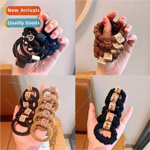 tie rubber hair simple circle rope bfemale Korea