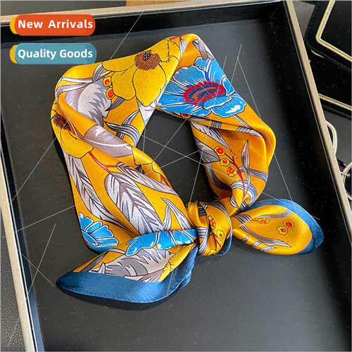 lk scarf female fashion silk temperament small square scarf