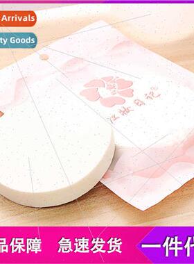 Red Makeup Diary Wet & Dry Puff Round Makeup Sponge BB Cream