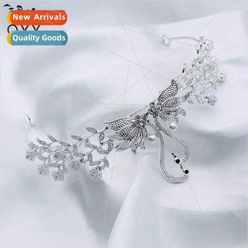 Ba bride pearl crown Korean wedding accessories princess swa