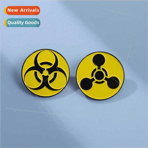 Cartoon creative environmental protection brooch resist nucl