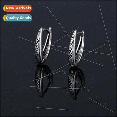 stainless steel casting earrings fashion letters striped pri