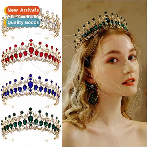 Europe bridal crown luxury wedding banquet dress jewelry all