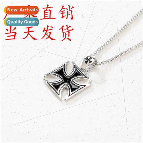 Anime film  jewelry fashion stainless steel black drop Knigh