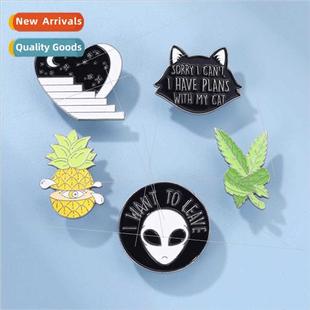 pineapple mask quirky creative car cat love leaves New green