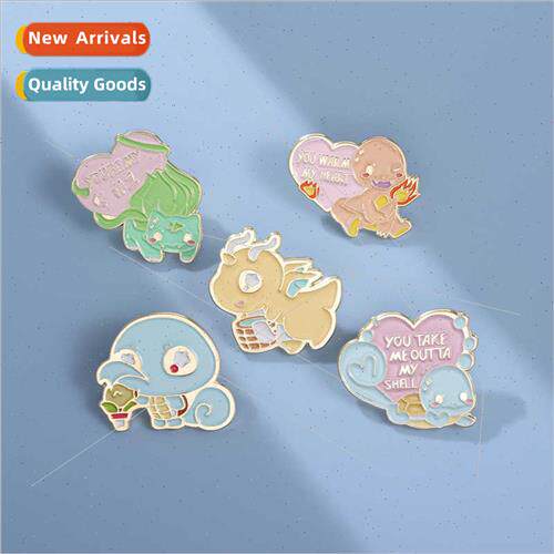 Cute cartoon animal brooch new Q  turtle small dinosaur shap