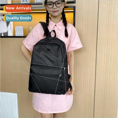 Japan solid color fashion nylon shoulder bag female schoolba