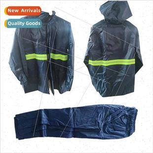 Pants Hooded Reflective Raincoat Str Back Rain Front Spl Set