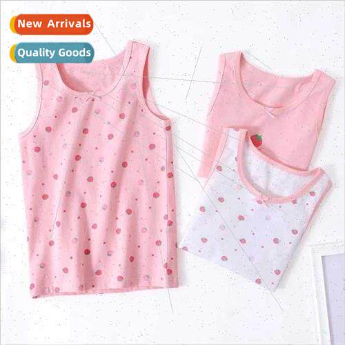 Children summer thin cartoon printing undershirt men women c