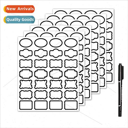 Removable Marker Label Gold Edge lver Edge Black Edge 3 Colo