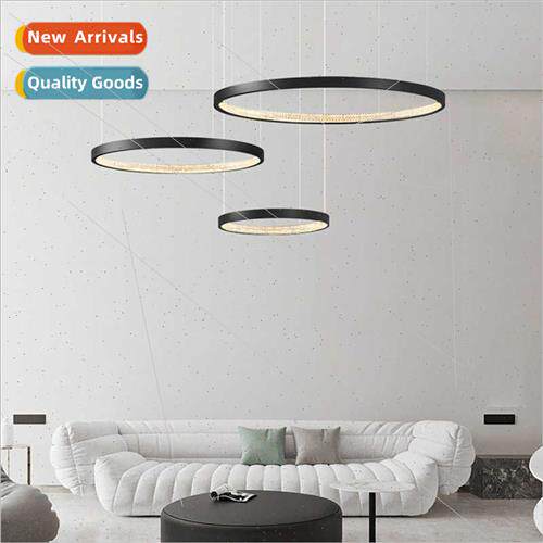 Copper living room chandelier modern minimalist Scandinavian