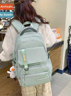 New large-capacy schoolbag female Korean college students to