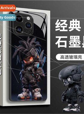 Apple 14 phone case iphone15 cool mecha glass case 12pro ip1