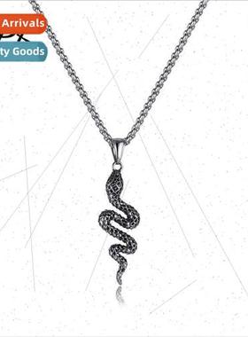Europe Creative Stainless Steel Snake Pendant Hundred Titani