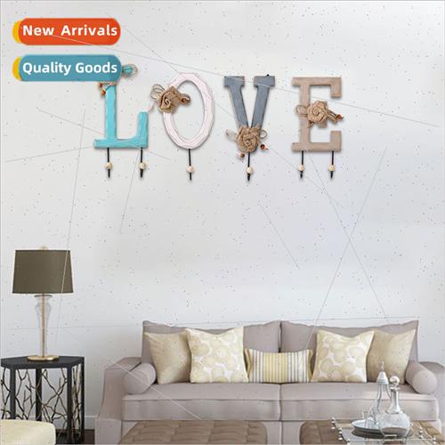 Scandinavian letter hooks household fting room behind door d