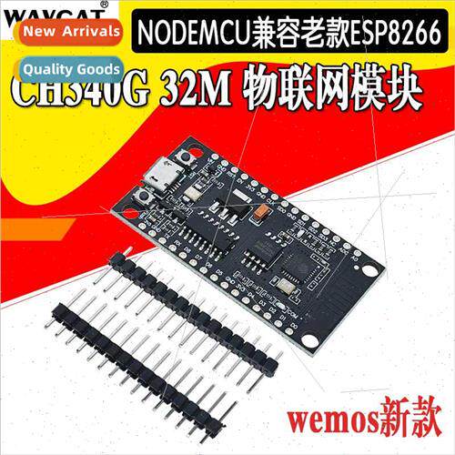 New CH340G NODEMCU is fully compatible wh old ESP8266 32M Io