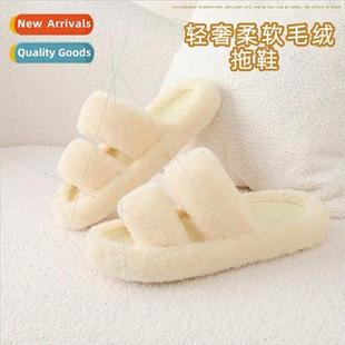 slippers women outside Premium fashion furry wear indo sense