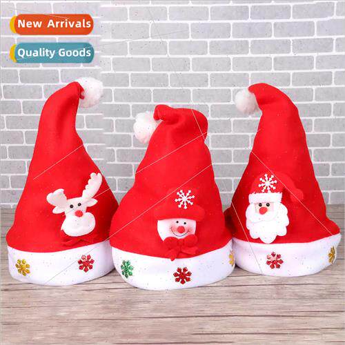 Christmas hat Christmas gift gift adult children gold velvet