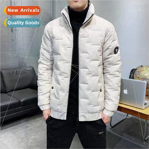 2023 winter men jacket cotton jacket winter stand-up collar