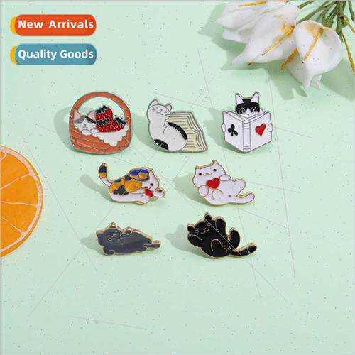 Shrimp new cartoon animal high-grade metal brooch cute desig