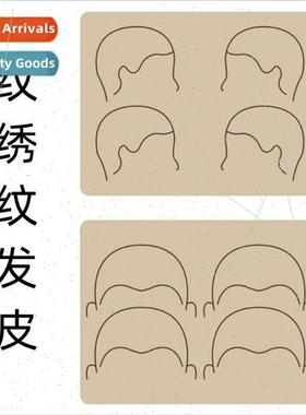 Embroidery Rubber Practice Skin Scalp Micropigmented Colorin