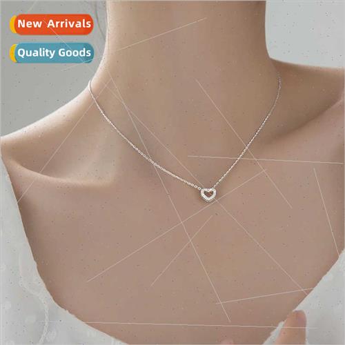Korea Love Necklace Women Versatile Love Hollow Sweet Collar