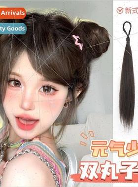 Hair bands  bundle Genki girl double pill head one-piece sim