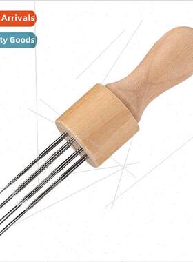 Wool Felt Poking Wooden Handle 8 Needles Combination Multi P