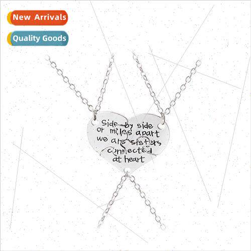 jewelry creative zinc alloy letters sisters three petals spl