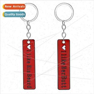 creative States lettering keychain sided Europe double Uned