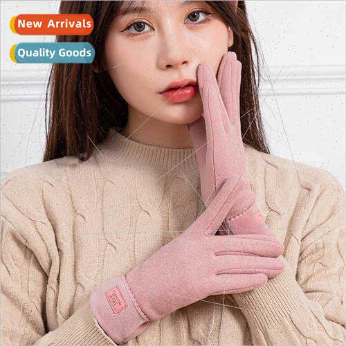 Gloves autumn winter new warm touch screen gloves female out