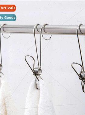 Stainless steel small clip hook wh hanging bathroom multifun