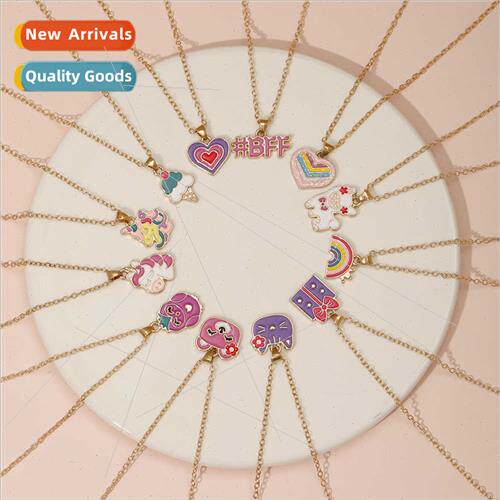 Children Necklace Cartoon Kids Animal Butterfly Panda Dinosa