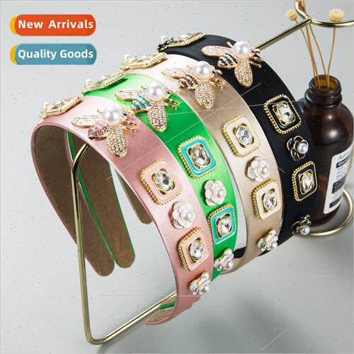 Hair bands baroque alloy diamonds butterfly pearl geometric