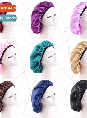 New stchy fine edge sateen night cap beauty cosmetic cap nur