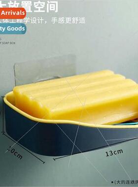 Creative wall-mounted soap holder bathroom shelf suction cup