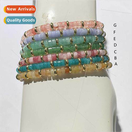 Macaroon 14K injection gold strings 适用women simple summer