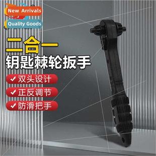 ratchet head drill spanner black key chuck two quick