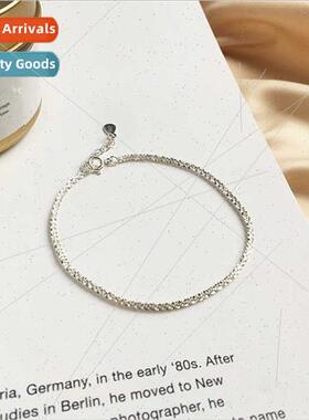 Wave sparkling glter bracelet women simple cold wind super f