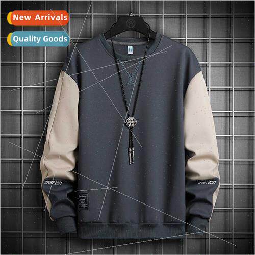Spring Autumn new tops loose pullover bottoming shirt men lo