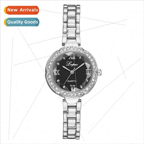 Diamonds Roman Scale Women Watches Fashion Trend Steel Strap