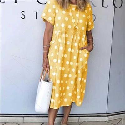 2023 Summer New Burst Sexy Polka Dot Printed Pocket Loose Sh