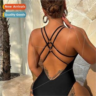 swimsu color sexy bikini EuropeiLG274 New women solid