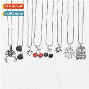 Hip Hop Cartoon Cute Scorpion Timeline Cherry Dice Eagle Tag