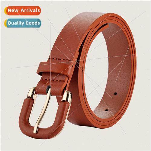 Platm Stable Source Women Applique Leather Casual Belt