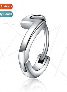 Korean  simple metal wind personaly creative  earrings strai